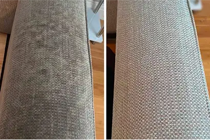 a close up of a carpet